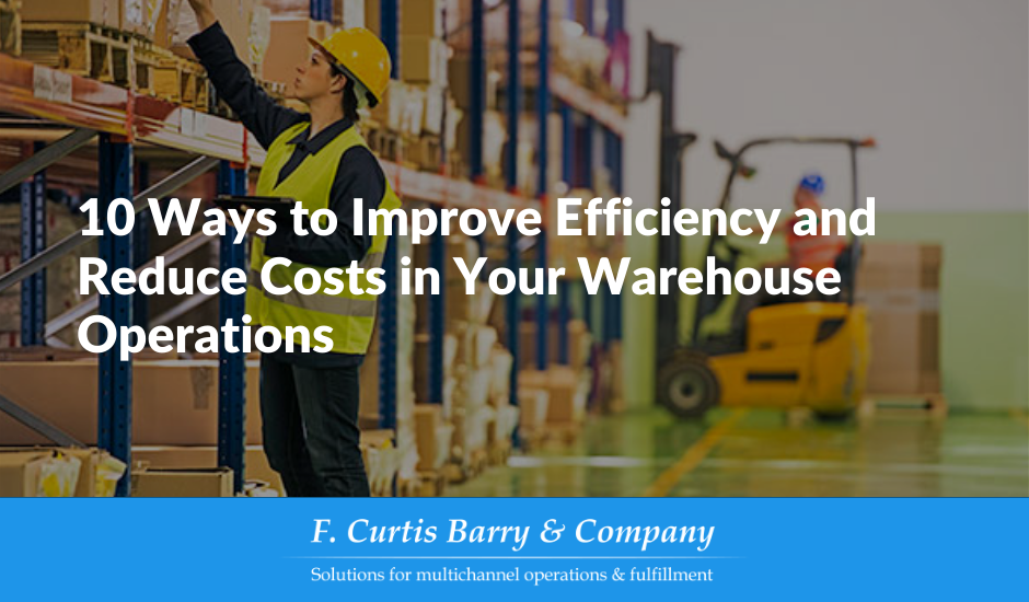 Ways to reduce warehouse costs